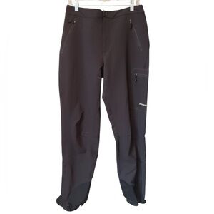 Patagonia Women's Alpine Pants Black Ski Snow Hiking Size 14